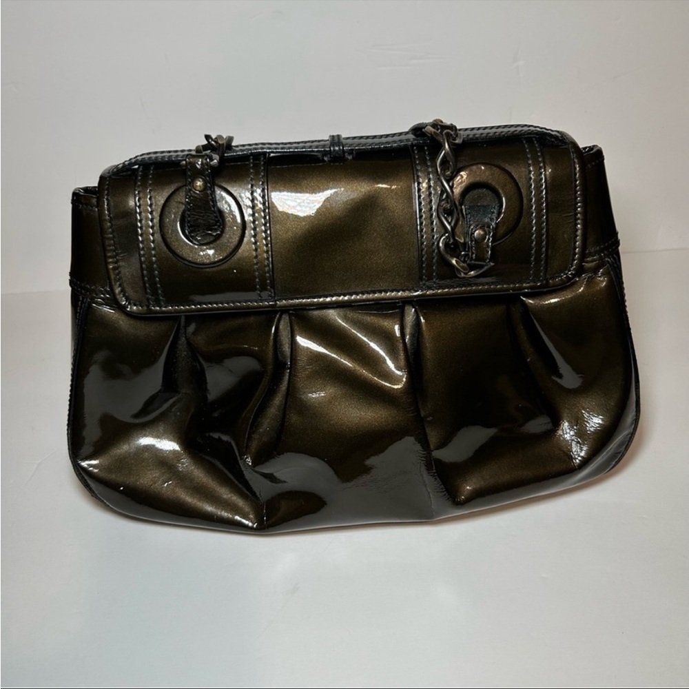 Authentic Fendi patent leather brown B-Bag - Picture 3 of 15